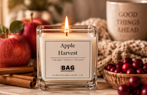 Apple Harvest Fall Candle – Apple, Cranberry & Cinnamon